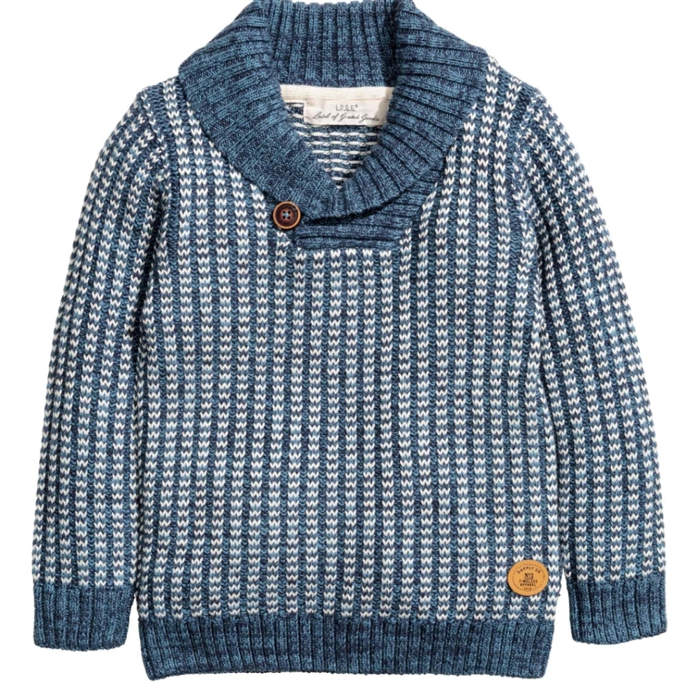 Blue/white striped

SWEATER
